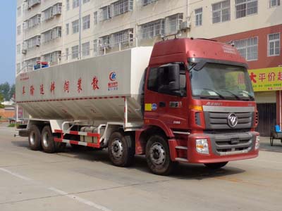 歐曼前四后八40方散裝飼料運輸車