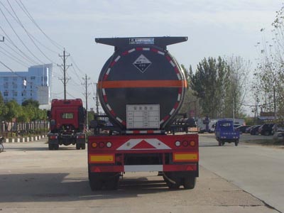 程力威牌CLW9400GFWA型腐蝕性物品罐式運輸半掛車