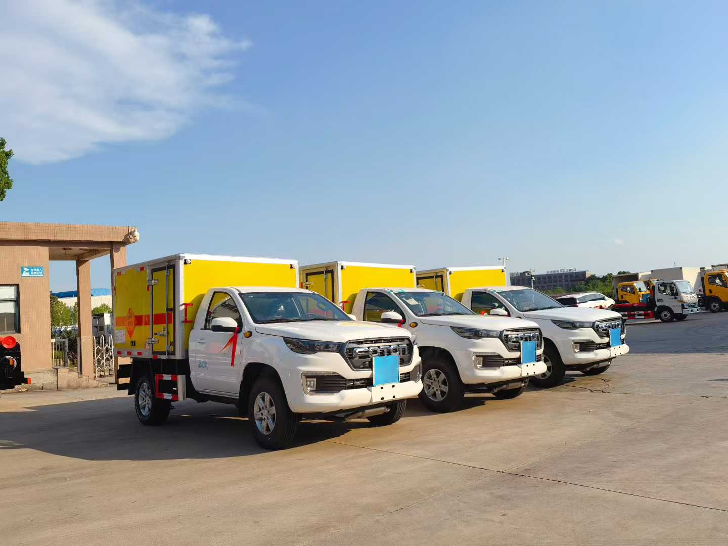 福田四驅(qū)皮卡防爆車(chē)批量發(fā)車(chē)