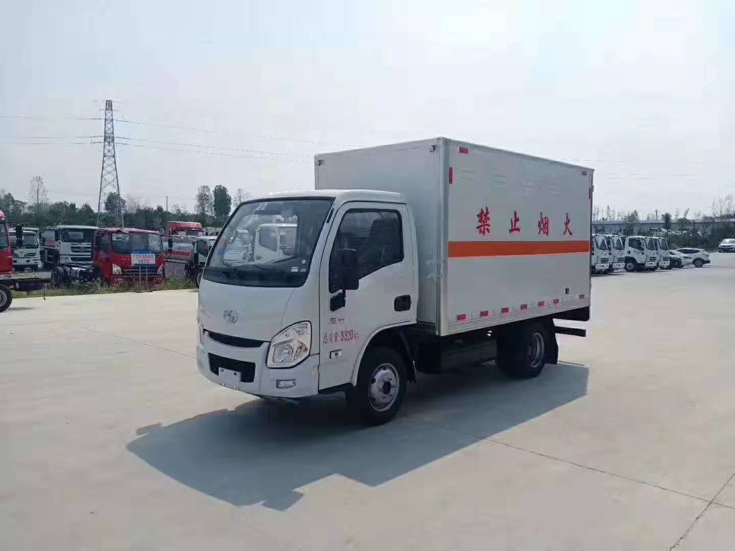 新款國六躍進易燃氣體廂式運輸車安全達標(biāo)已下發(fā)