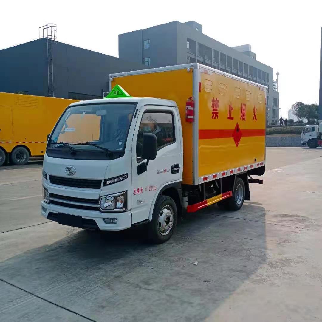 國六躍進柴油版易燃氣體廂式運輸車
