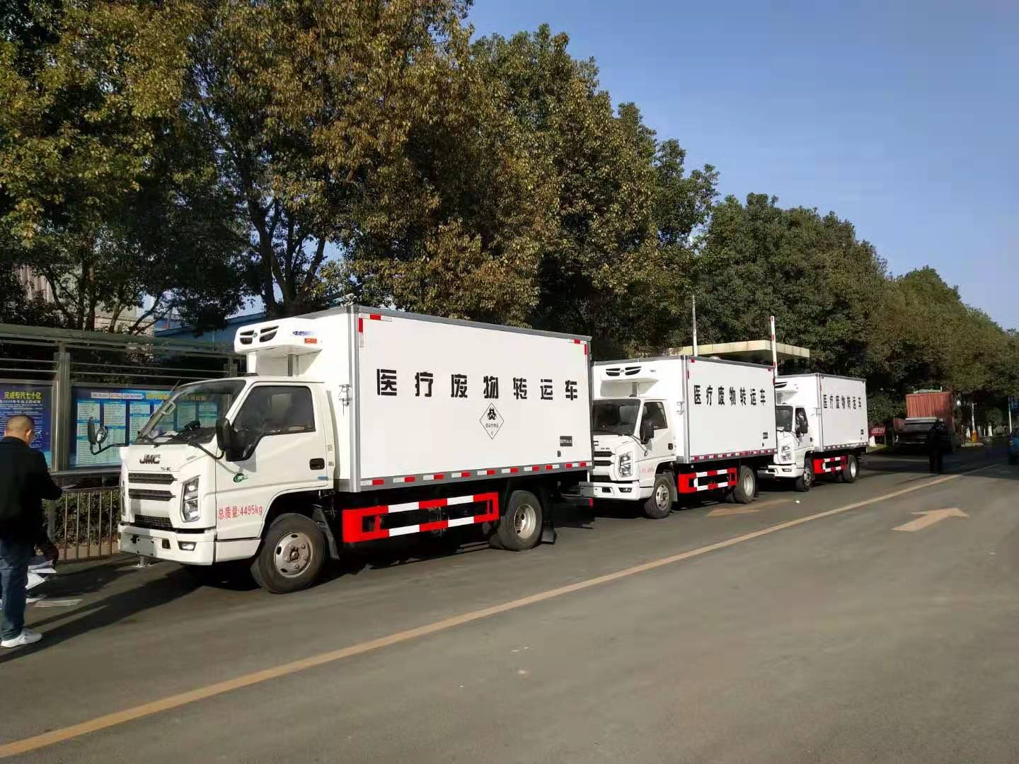 黑龍江馬總訂購三臺江鈴順達(dá)國六醫(yī)療廢物轉(zhuǎn)運(yùn)車