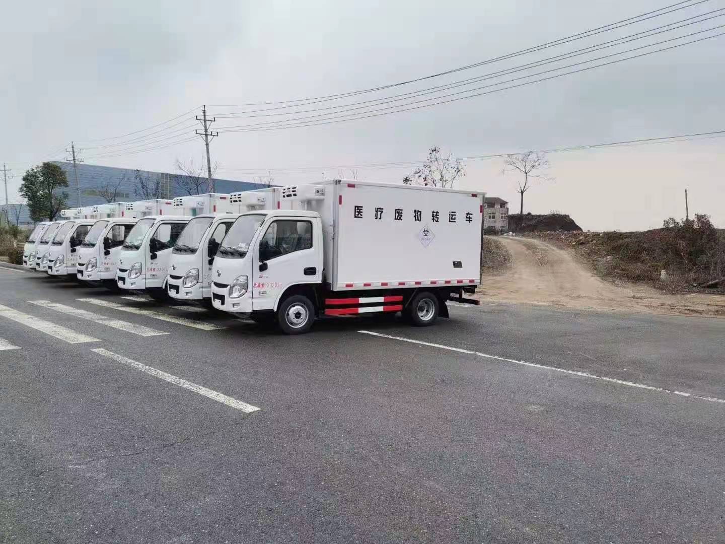 躍進(jìn)小福星國六S70醫(yī)療廢物轉(zhuǎn)運(yùn)車批量發(fā)車