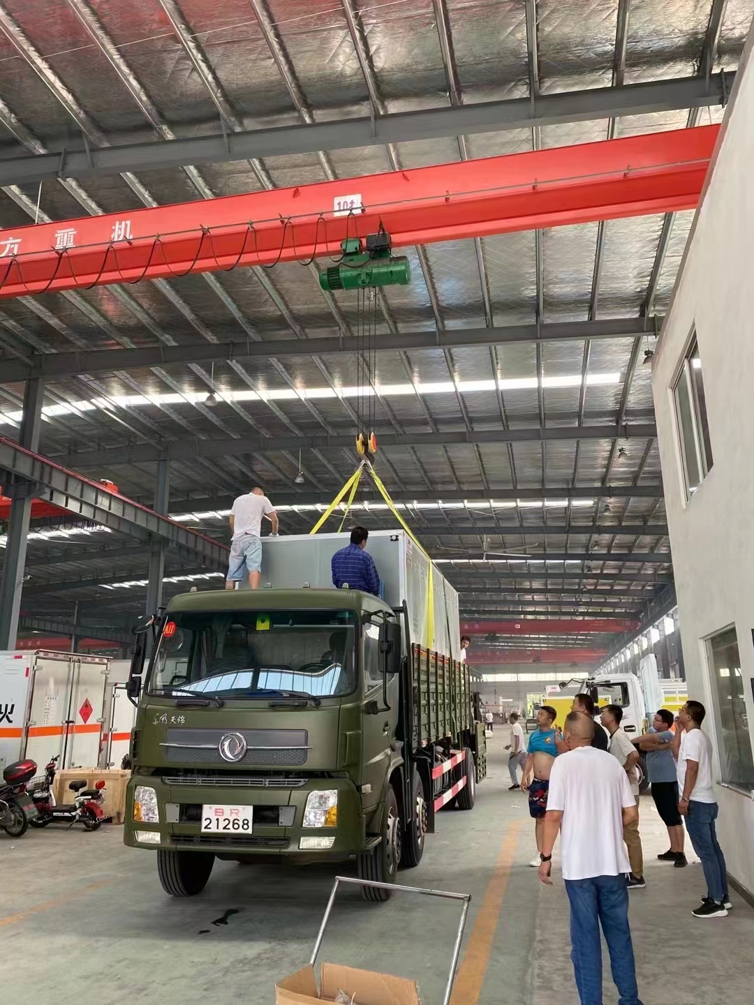 北京某司令部在我司批量定制爆炸品運輸車