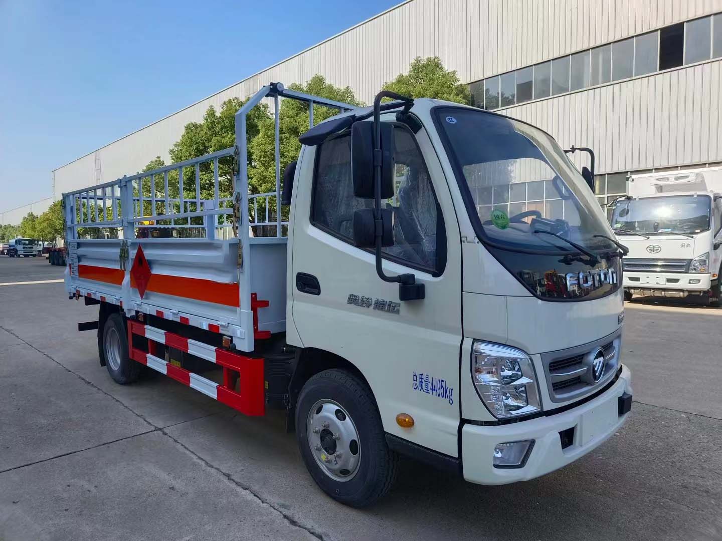 福田奧鈴4米2藍牌氣瓶車