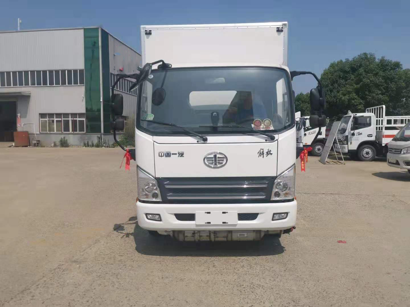 解放藍牌國六易燃氣體廂式運輸車