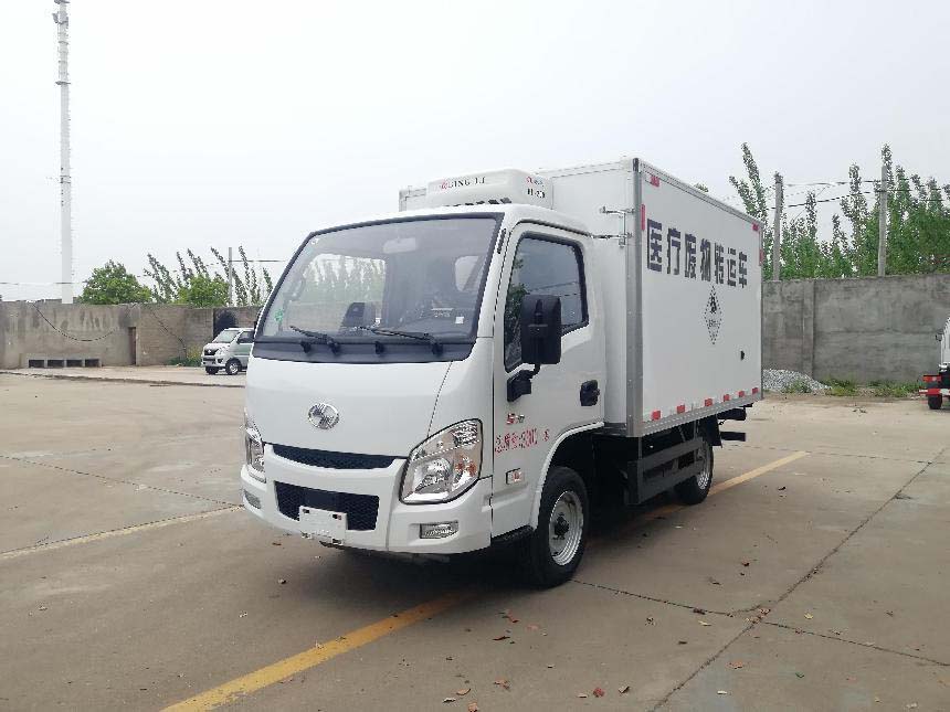 躍進國六后單輪醫(yī)療廢物轉(zhuǎn)運車