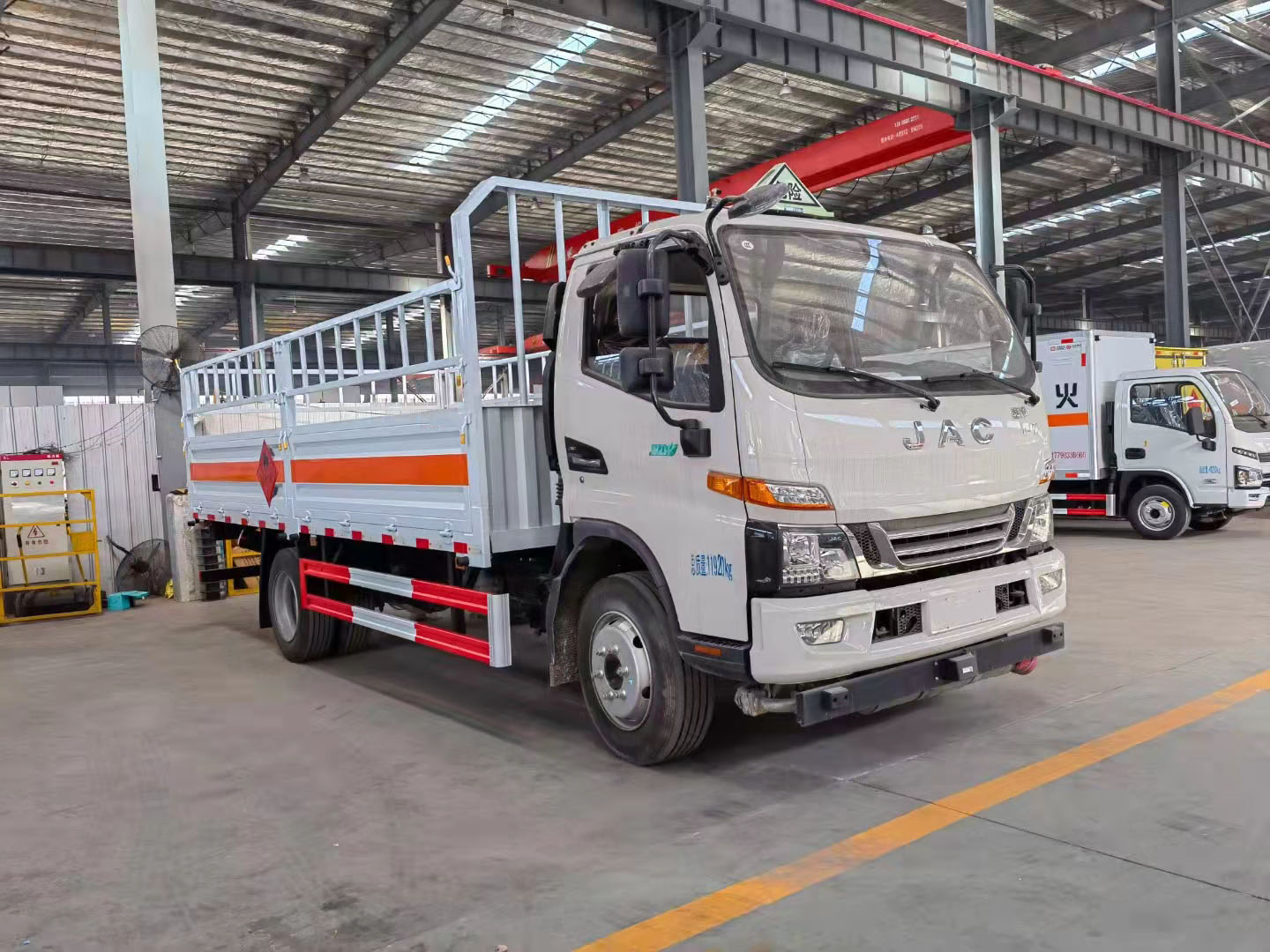 江淮拉7噸氣瓶車