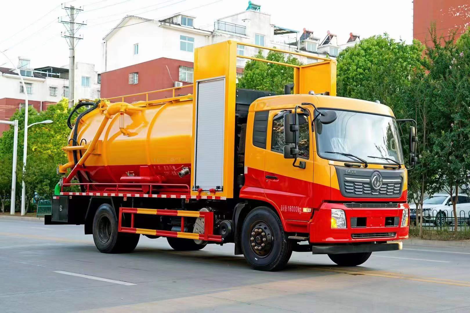 東風(fēng)天錦15方國六清洗吸污車