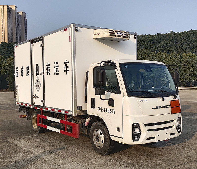 江鈴新款藍焰醫療廢物轉運車